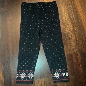 NWT Ralph  Lauren Infant Girls Polka-Dot Stretch Jersey Leggings